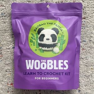 The Woobles Crochet Kit  Panda for Beginners unopened brand new